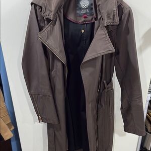 Women's Brown Trench Rain Coat